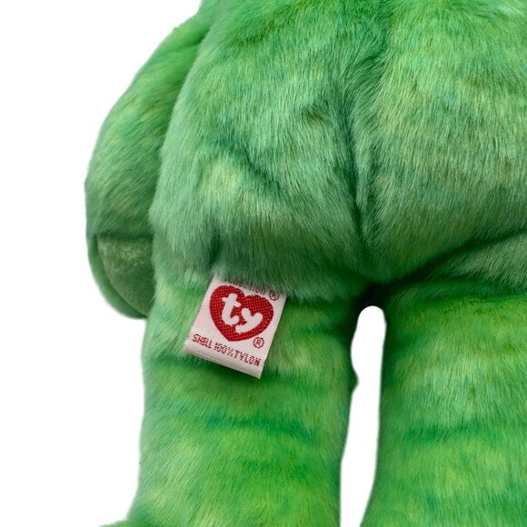 Ty Kicks Beanie Baby Soccer Green Bear Plush Toy Collectible - Picture 6 of 8
